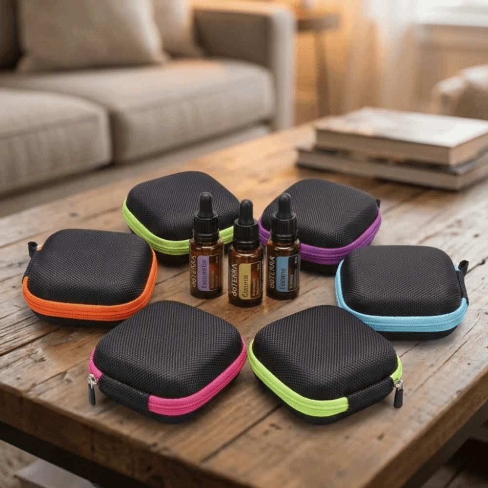 1-5 ML Bottles Essential Oil Storage Box Mini Shockproof Insulin Carrying Case Moisture-proof Hard Shell