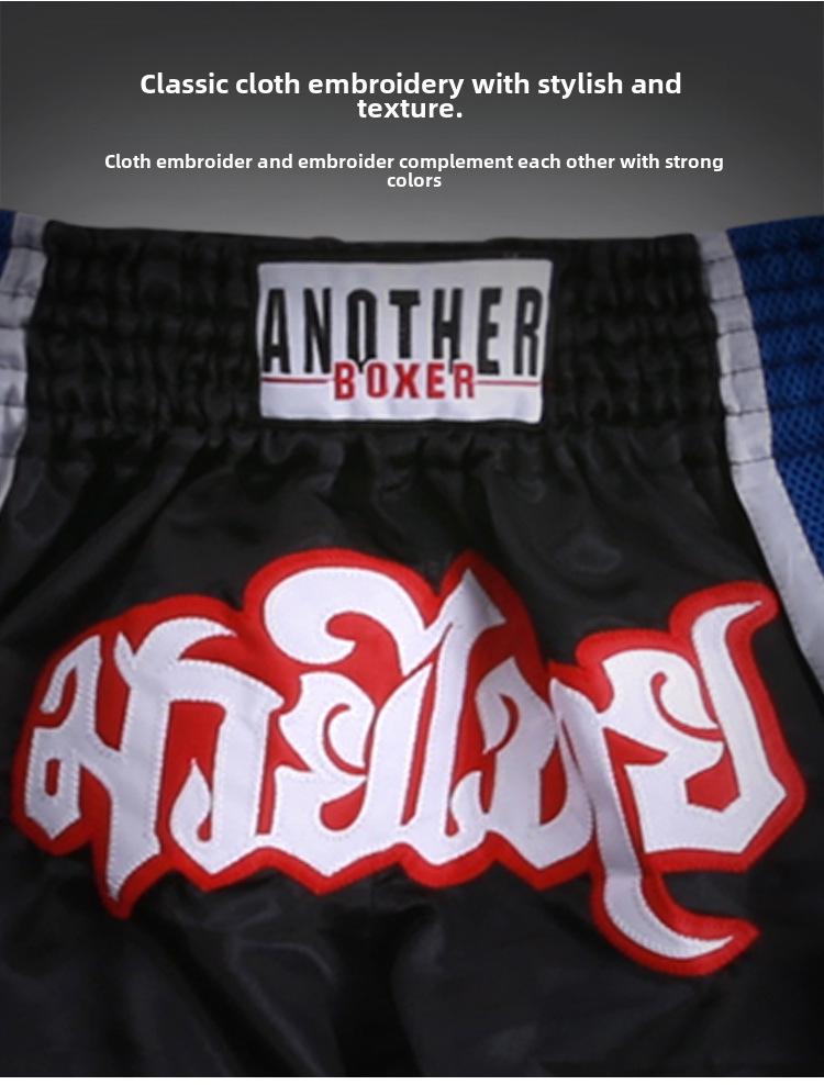Durable Mesh Muay Thai Shorts: Simple & Stylish Boxing Training Gear for Kids & Adults
