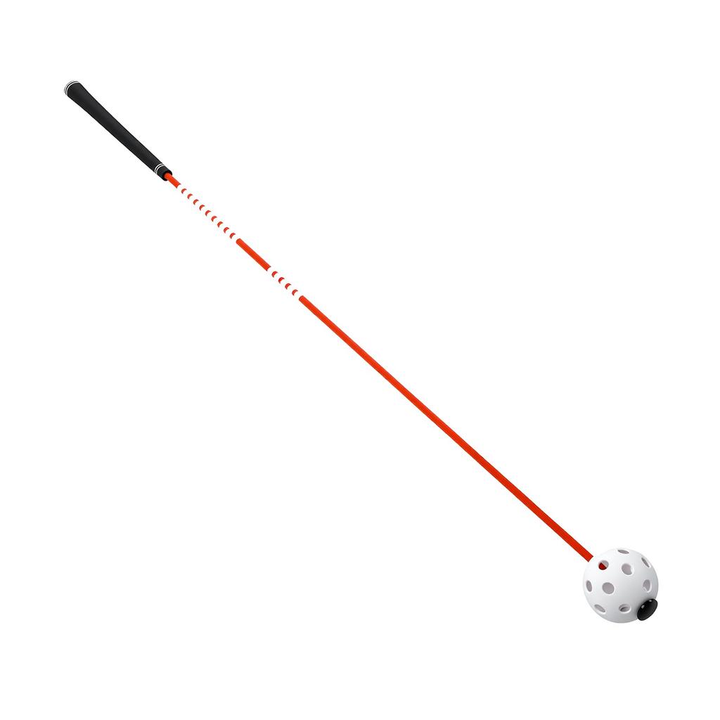 Golf Swing Trainer 119cm Length Comfortable Grip Portable Golf Hollow Ball Swing Practice Stick