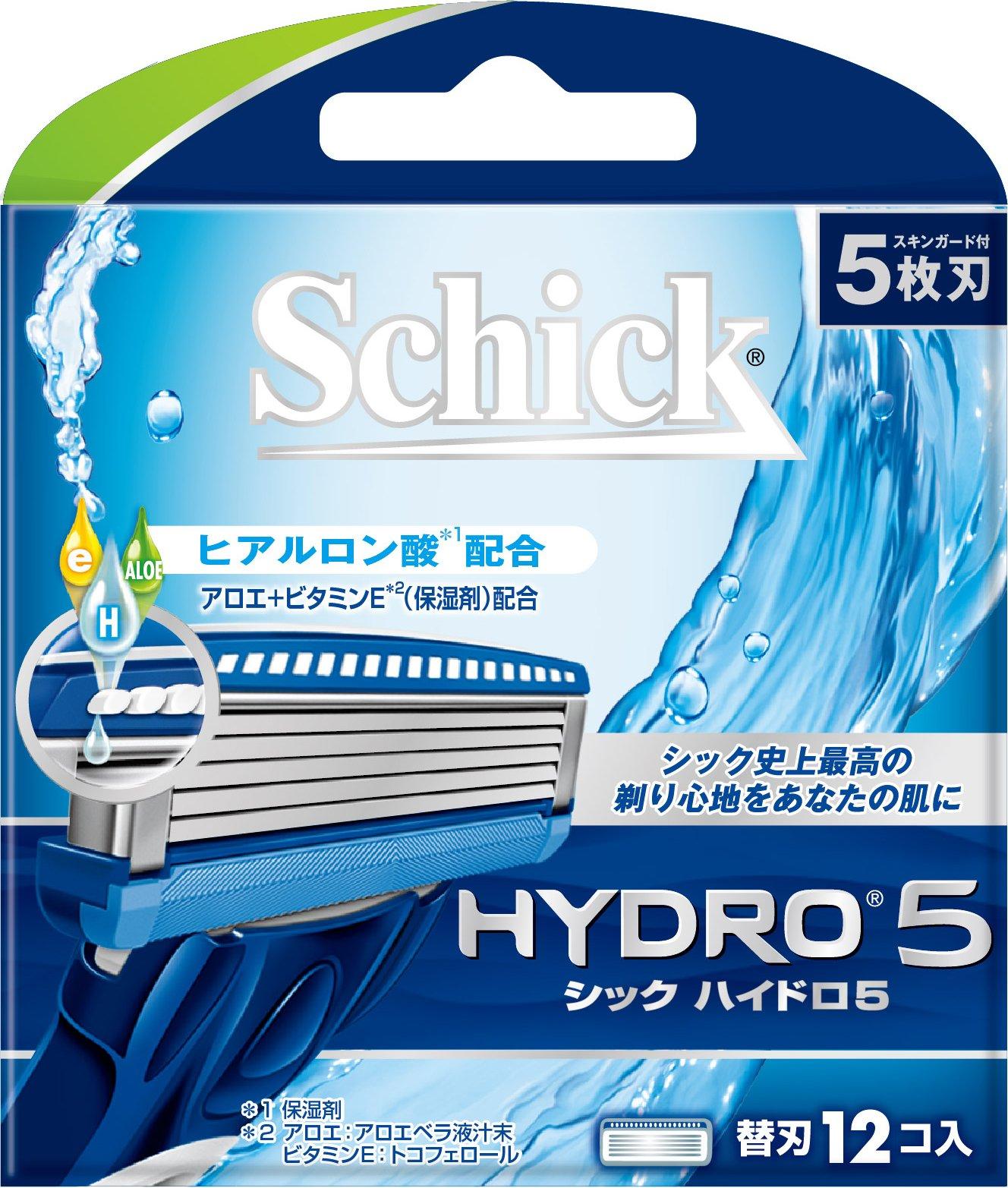 Сменные лезвия Schick Hydro 5 (12 лезвий)
