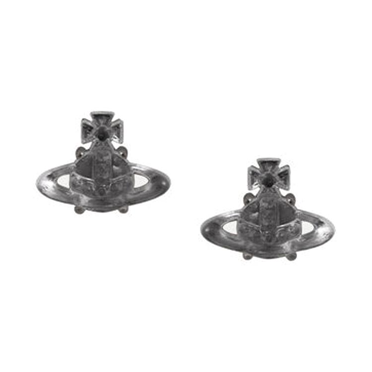 

Vivienne Westwood Tammy Cyberpunk Transparent Saturn Shaped Earrings Unisex Earrings Silver Gray 8053195135851 Box+Shopping Bag