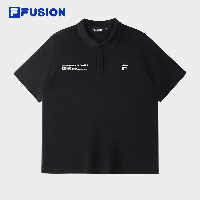 Fila Men's Relaxed Fit Knit Polo Shirt