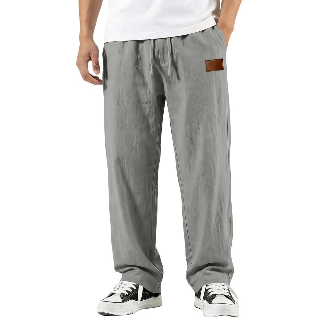 Men's Cotton Linen Trousers Men's Casual Fashionable Cotton Linen Trousers