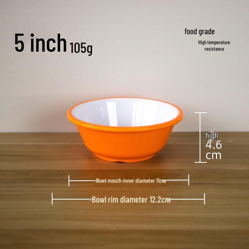 Food Grade Melamine Fast Food Bowl