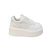 thick-soled leather little white shoes women's 2025 spring new muffin sole height-increasing sports and leisure shoes versatile lace-up board shoes