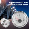 A73Q-52Mm Fuel Level Gauge 0-190Ohm Switchable 240-33Ohm Fuel Oil Level Meter Waterproof Boat Car Gauges With Alarm