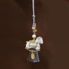 Satin New Year Horse Pendant Chinese Style Car Hanging Ornaments  Festive Accessory