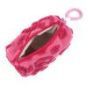 Plush Makeup Bags With Handle Soft Travel Cosmetic Storage Bag Portable Love Print Organizer Pencil Case Cute Clutch Pouch