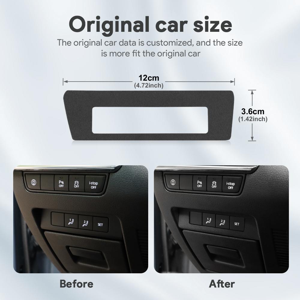 Top Suede Trim LHD RHD Sticker For Mazda 3 Axela BP CX-30 2019 2020 2025 2025 2025 2025 2025 Car Seat Memory Adjustment Panel