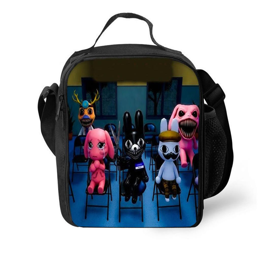 Kids Lunch Bag with Ice Pack for School - Animal Themed Bento Box