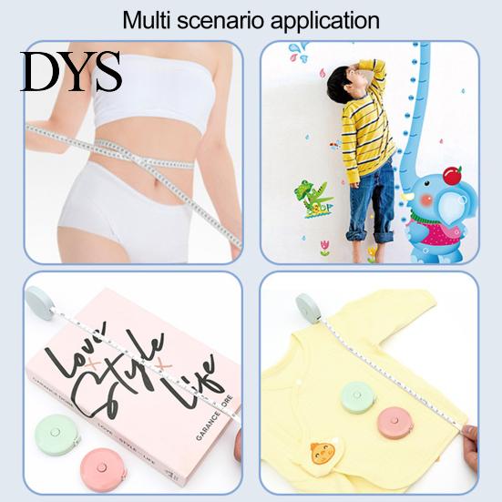 Measure Soft Ruler 2Pcs 1.5M Double Scale Standard Metric Retractable Accurate Measurement Measuring Flexible Easy to Carry Women Body Tapeline