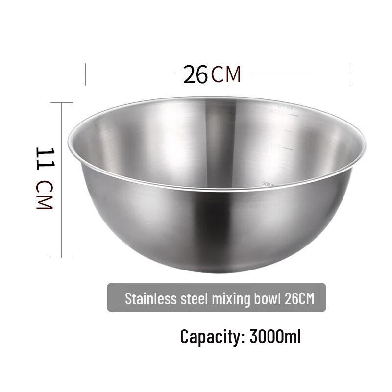 316 Stainless Steel Food Prep Bowl
