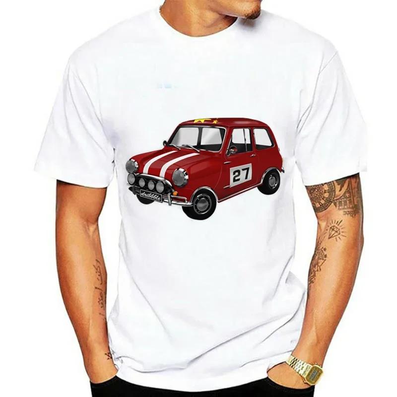 Vintage vintage car print t-shirt classic  men's and women's t-shirt casual street