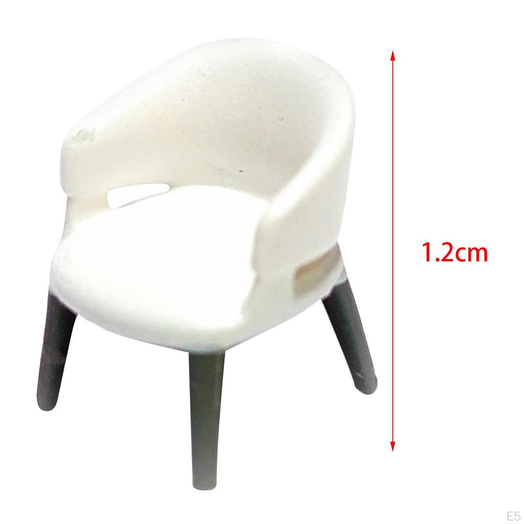 1/87 Scale Armchair Model for Dollhouse and Miniature Scenes