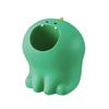 Cute Animal Pen Holder Mini Dinosaur Dolphin Shark Penguin Cat Dog Rabbit Shape Portable Resin Pencil Rest Organizer Stand Desktop Ornament Student