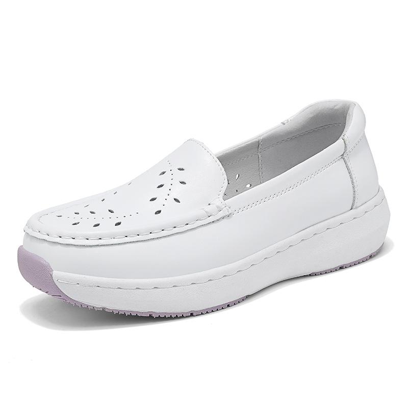 Spring and Autumn new nurse shoes women's soft-soled breathable deodorant not tired feet non-slip versatile thick-soled medical work shoes