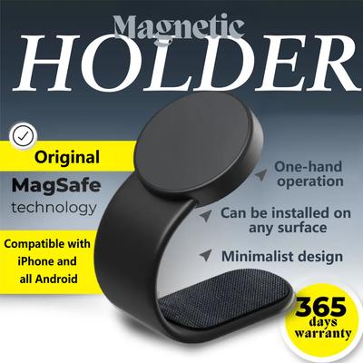 Flexible Magnetic Car Phone Holder, Strong Magnet, Adjustable Angle, Universal Mount for Dashboard