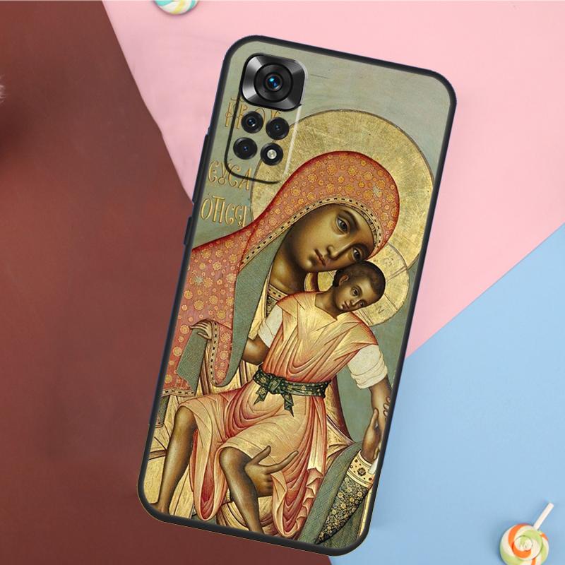 Immaculate Virgin Mary And Jesus Case For Xiaomi Redmi Note 11 Pro 11S 8 9 12 10 Pro 10S 9S Redmi 9 10 12C 9C 10C Back Cover