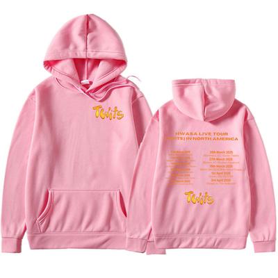 Hwasa Live Tour Twits Print Hoodies Hohe Qualität Hipster Damen Fleece Sweatshirts Übergroß Trendig Y2K Kleidung Hoodie