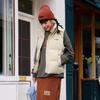 Li Ning Hot Pot Down Series Solid Color Loose Stand Collar Zipper Winter Versatile Casual Cold Resistant Down Vest Women vest Fog-Khaki AMRU124-1