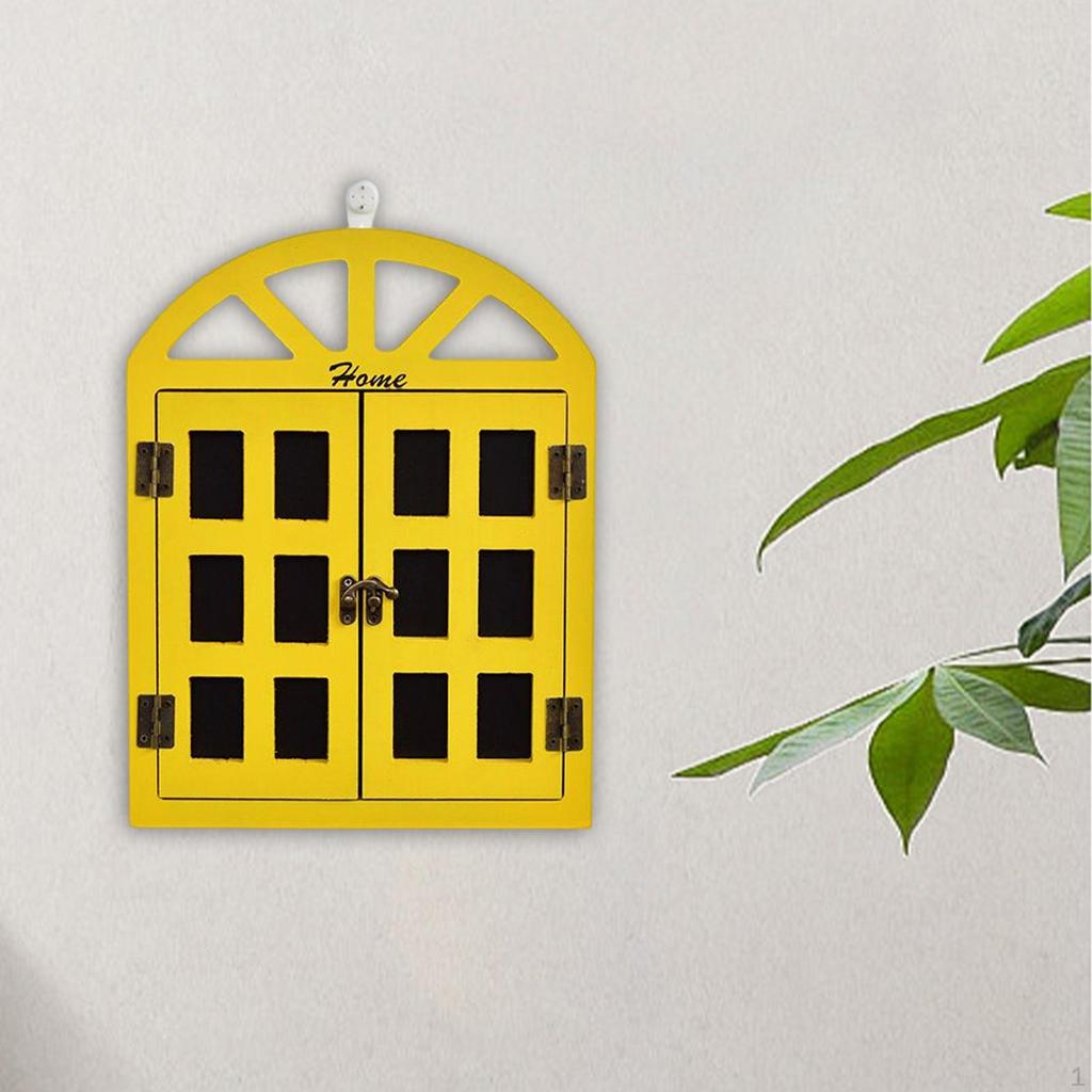 Chalk, Message Bulletin Mounted Rustic Fake Window Ornament Decoration