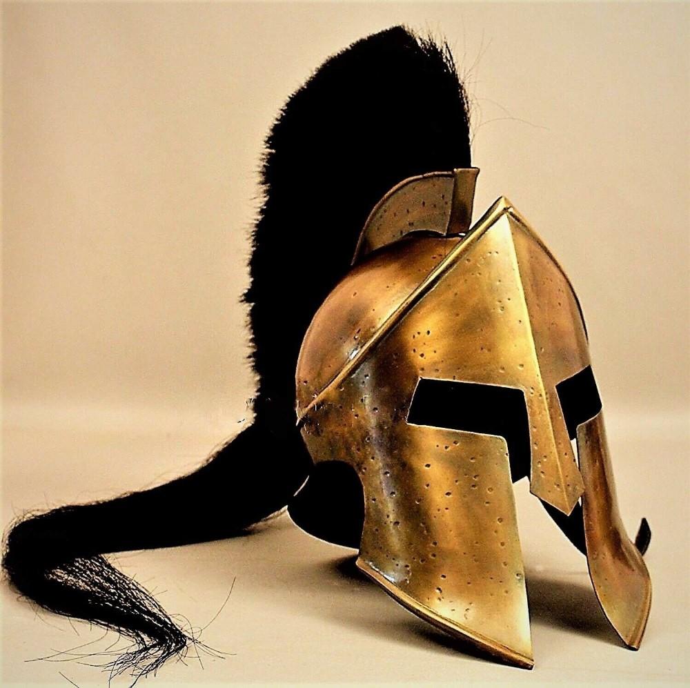 Handmade Authentic Movie Frank Miller “300” King Leonidas Spartan Helmet New