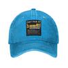 Can I Lick It Periodic Table Washed Denim Cap Casual Baseball Caps Adjustable Hat Summer Unisex Baseball Hats