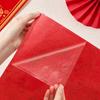 Velvet God Door Sticker Traditional Best Wishes Gold Stamping Sticker Chinese Style God of Wealth Sticker
