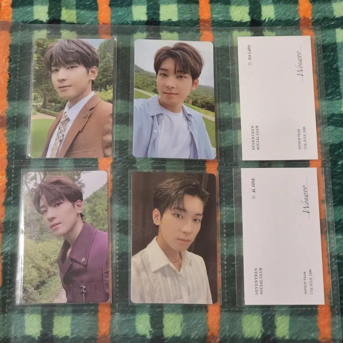 

Seventeen Wonwoo Social Club Photocard Business Card Bulk Seventeen Wonwoo
