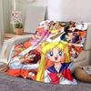1pc Usagi Tsukino and Her S Sailor Moon Blanket Soft Throw for Home Decor, Gift Idea for and , Seasonal Use .D103