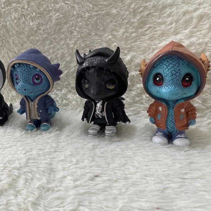 Socha dinosaura Elfa Dekorace Atmosféra Rozvržení scény Pryskyřice Řemesla Domácí dekorace