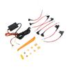 Dash Cam Hardwire Kit with 8 Fuse 12V 24V To 5V 3A Digital Display Dash Camera Power Cord for 24H Parking Monitoring