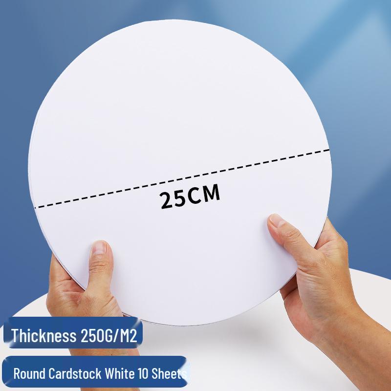 Квадратная рамка ручной работы с круглым картоном внутри для живописи - Бордюр из цветной крафт-бумаги