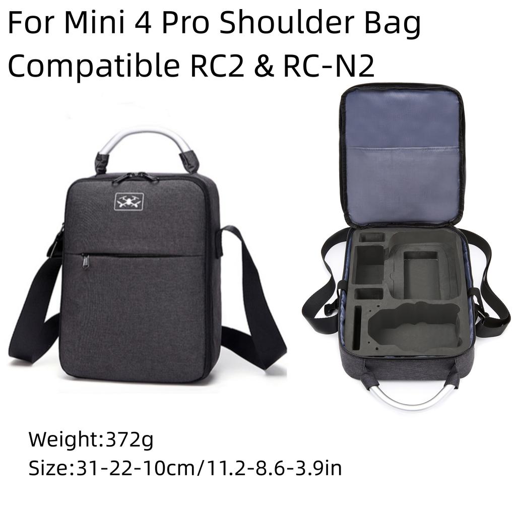 For DJI Mini 4 PRO Drone Body Remote Control Earthquake Protective Storage Bag And Landing Gear Propeller Holder Fixing Accessor