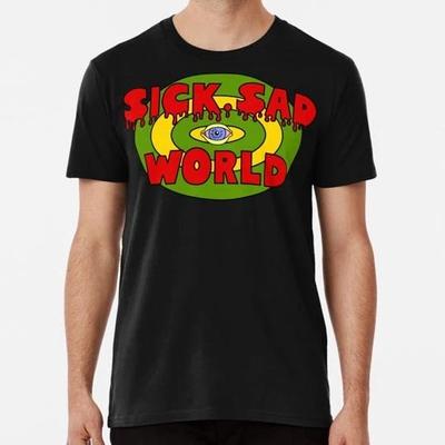 Sick Sad World S To 5XL Made In the USA 100% Cotton T-shirt Mens Tees Top