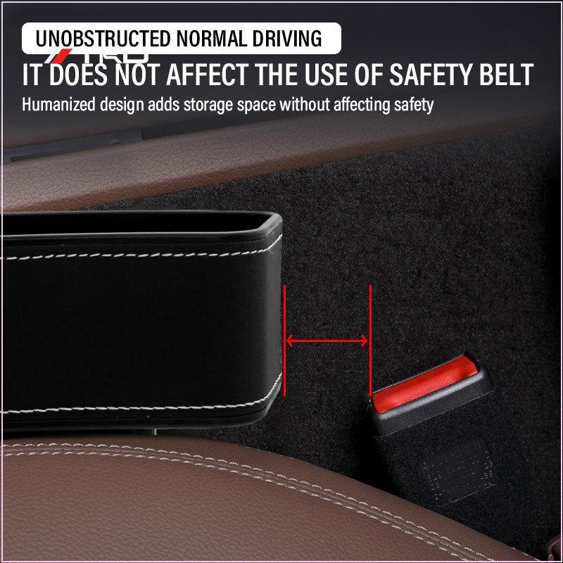Car Seat Organizer Crevice Storage Box Gap Slit Car Accessories for Toyota Trd GR Camry Highlander Corolla Yaris Chr Auris RAV4