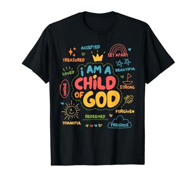 I Am a Child of God Christian Retro Jesus Faith Design Gifts T-Shirt Unisex T-Shirt