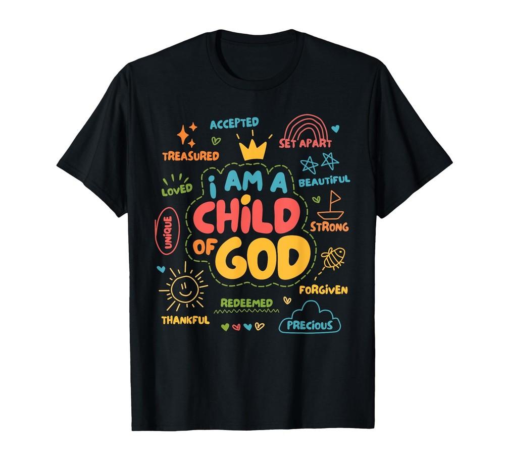 I am a Child of God Christian Retro Jesus Faith Design Gifts T-Shirt Unisex T-Shirt M