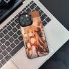 Asuna Kirito Anime Phone Case For iPhone 17,16,15,14,13,12,11,Pro,XS,Max,Plus,Mini,SE4,E Black Matte Shockproof Cover