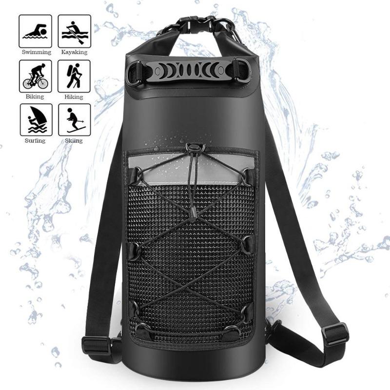 Beach  Outdoor Waterproof Bag Camping Rafting Swimming Creek Mesh Bag Large Capacity 20L