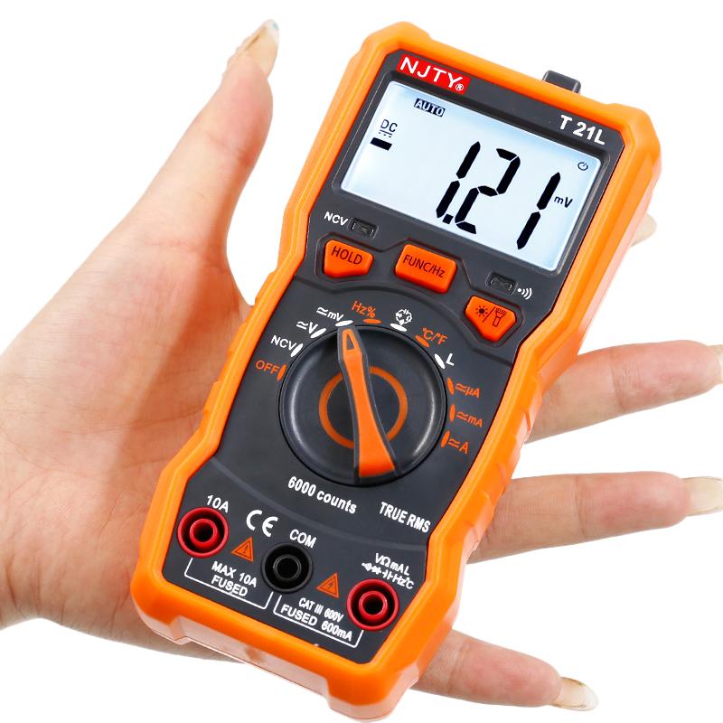 NJTY T21L Multifunctional Digital LCR Multimeter Smart Burn-Proof High-Precision Multimeter for Inductance, Capacitance, and Fre