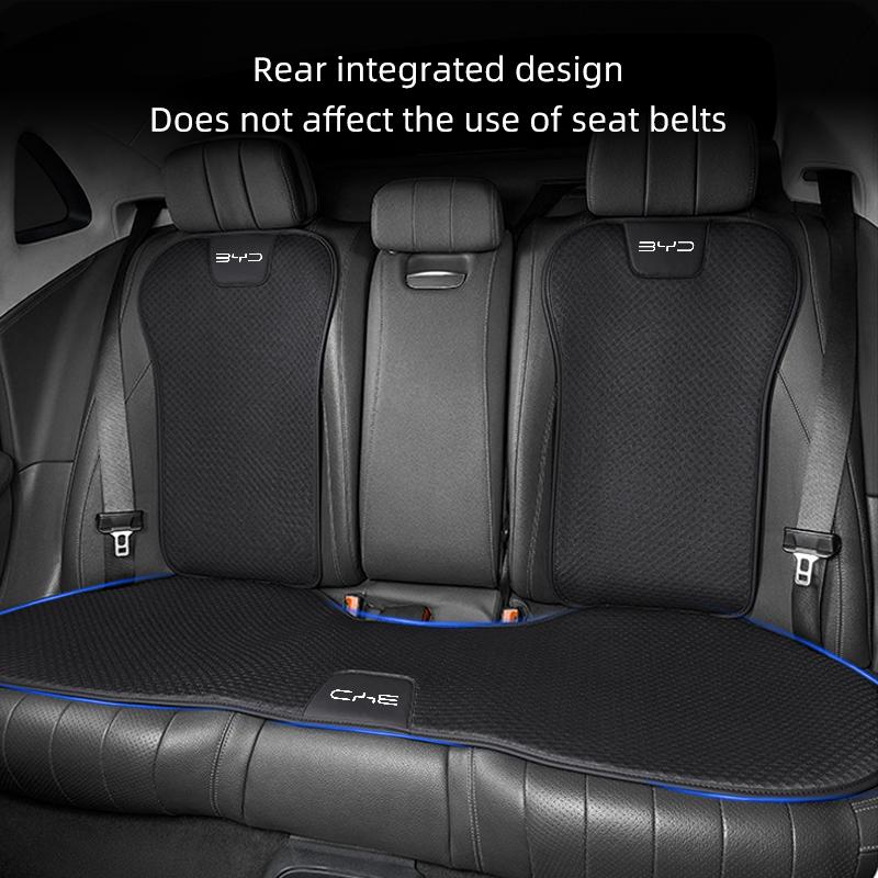 Breathable Ice Silk Car Front/Rear Seat Cover For BYD Atto3 Han Song plus Seagyll V2l Dolphin F3 E6 G3 I3 Ea1 Dmi Seat Protector