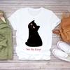 Women Cartoon Dog Tshirts Funny Face Animal Casual Pet Love Fashion Print Lady T-Shirts Top Womens Graphic Female T-Shirt