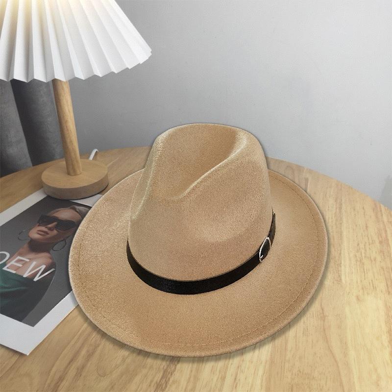 Hat Men's and Women's Felt Hat Fashion Personality Size Bull Head Jazz Hat Mongolian Tibetan Western Riding Sun Hat