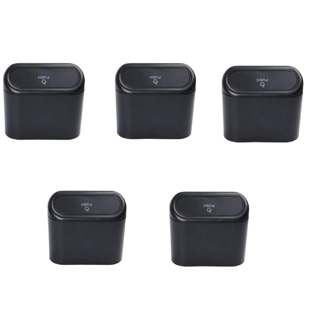 Car Trash Hanging Mini Vehicle Garbage Organization With Lid Multifunctional Folding Automotive Garbage Storage Box Car Supplie