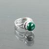 Natural Malachite Gemstone 925 Sterling Silver Jewelry Handcrafted Unisex Ring RR-11-27