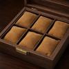 Watch Display Box with Cushioned Pillows Secure Clasp for Dresser