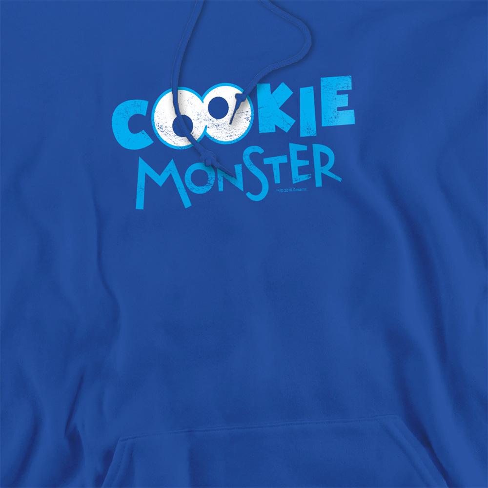 Sesame Street Unisex Adult Cookie Monster Eyes Hoodie