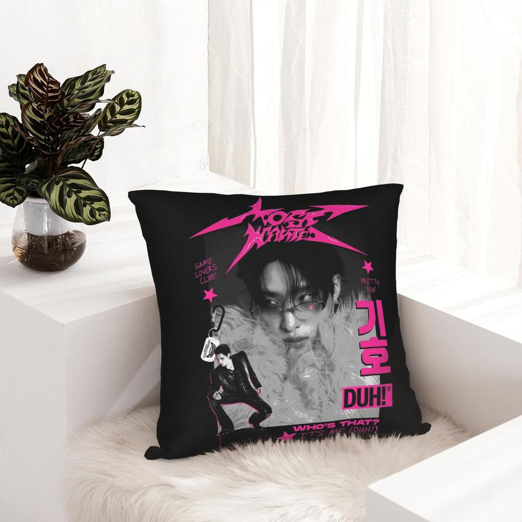 P1Harmony Keeho Most Wanted World Tour Duh Pillowcase Double-sided Printing Cushion Cover Decoration Throw Pillow Case Cover