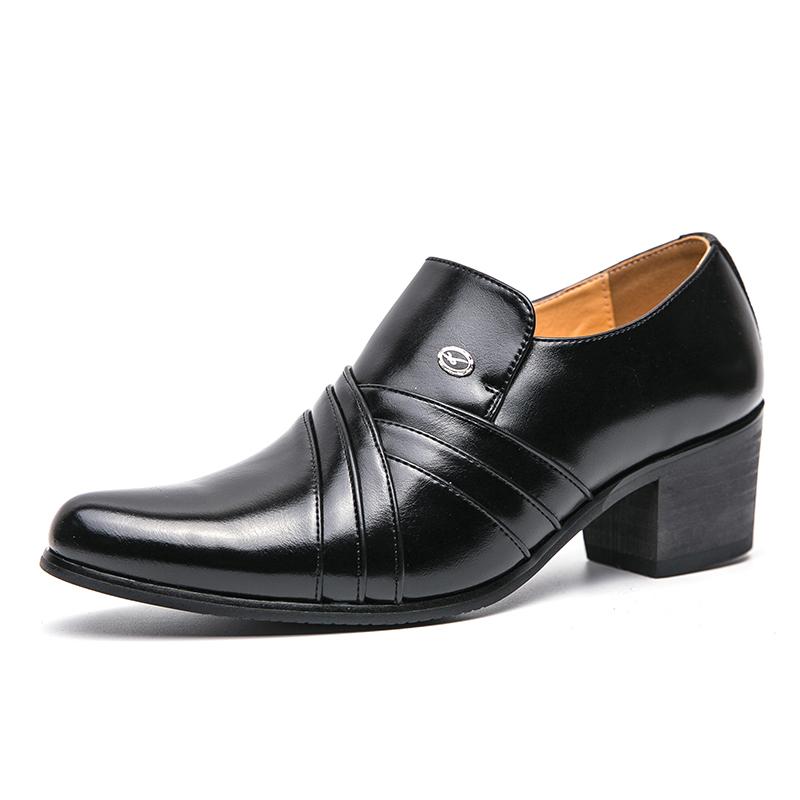 Men Pu Leather Dress Shoes Formal
